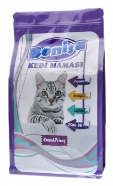 Bonisa Kuzu Etli Pirinçli 2.5 kg Kedi Maması
