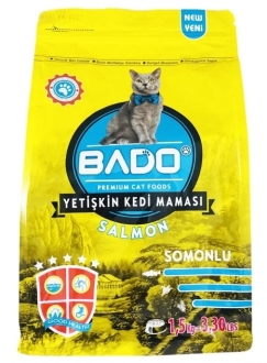 Bado Somonlu Yetişkin 1.5 kg Kedi Maması