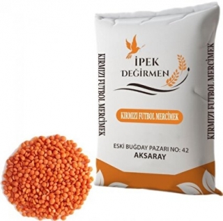 İpek Değirmen Kırmızı Futbol Mercimek 10 kg