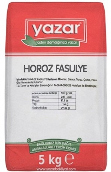 Yazar Horoz Fasulye 5 kg
