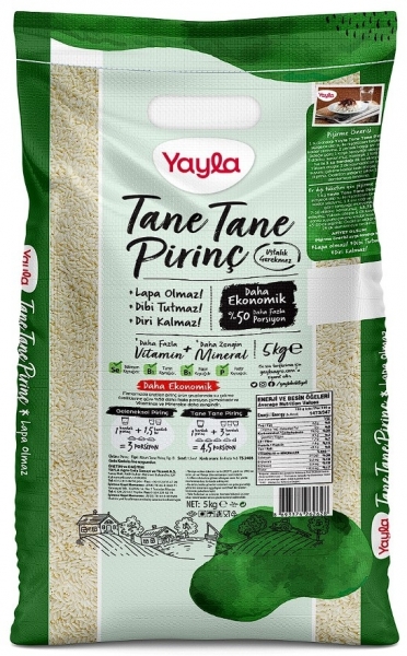 Yayla Tane Tane Pirinç 5 kg