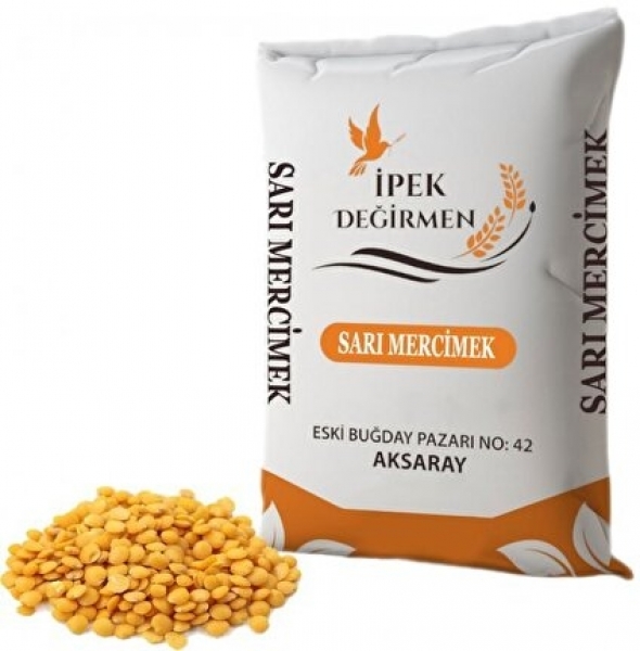 İpek Değirmen Yerli Sarı Mercimek 3 kg