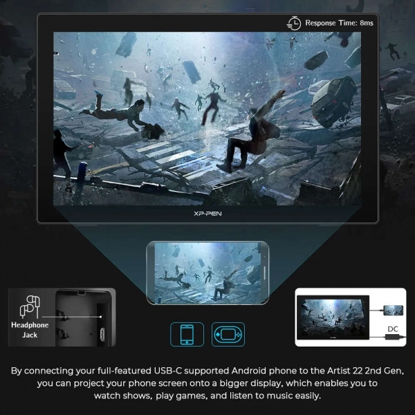 XP-Pen Artist 22 (2 Gen) Grafik Tablet