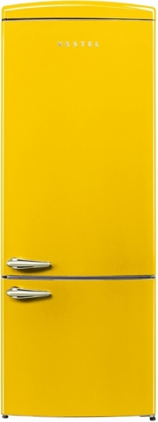 Vestel RETRO NFK52111 Buzdolabı (Sarı)