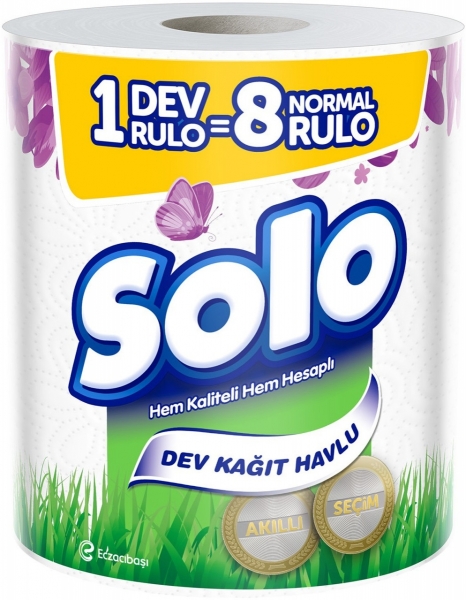 Solo Dev Rulo 1=8 Kağıt Havlu
