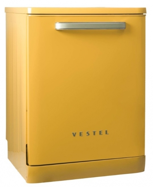 Vestel BM 5001 Retro Bulaşık Makinesi (Sarı)