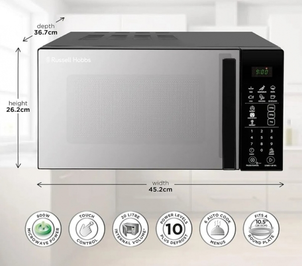 Russell Hobbs B09LD9GVV3BAT Mikrodalga Fırın