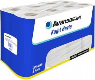 Avansas Kağıt Havlu 8 Rulo