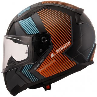LS2 Rapid 2 Extra Mat Gri-Neon Turuncu