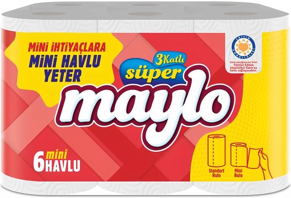 Maylo Mini Kağıt Havlu 6 Rulo