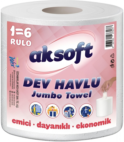 Aksoft Dev 1=6 Kağıt Havlu