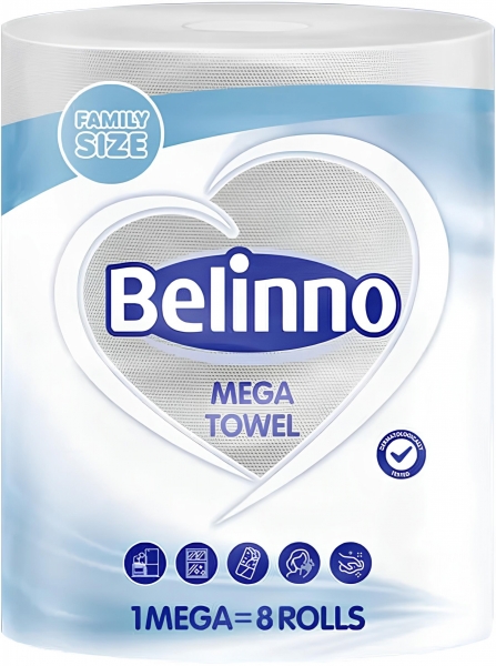 Belinno Mega 1=8 Kağıt Havlu