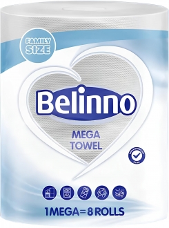 Belinno Mega 1=8 Kağıt Havlu