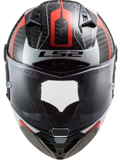 LS2 Thunder Karbon Racing 1 Kırmızı-Beyaz