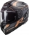 LS2 Challenger C Karbon Grid Mat Karbon-Gold