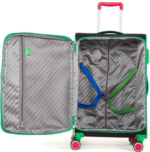 United Colors Of Benetton BNT2200 Ultra Light Hafif Lüx Kumaş 3'lü Valiz Seti