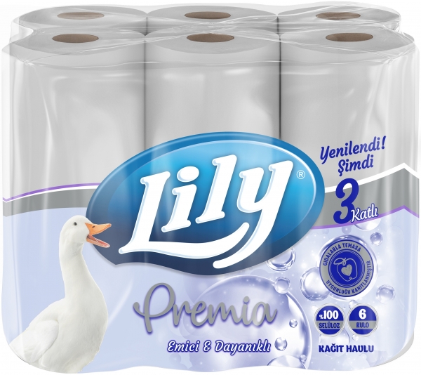 Lily Premia Kağıt Havlu 6 Rulo