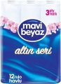 Mavi Beyaz Altın Serisi Kağıt Havlu 12 Rulo resim