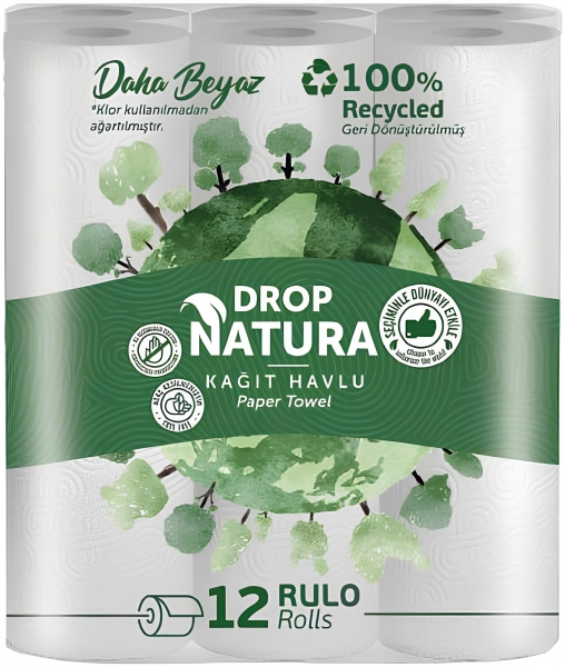 Drop Natura Kağıt Havlu 12 Rulo
