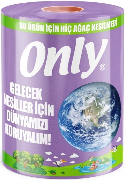 Only Lila Kağıt Havlu Dev Rulo