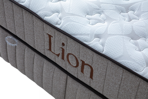 İndivani Lion 140x200 Baza+Başlık+Yatak Seti