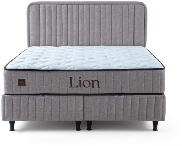 İndivani Lion 160x200 Baza+Başlık+Yatak Seti