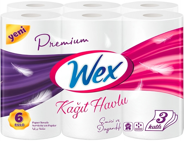 Wex Premium Kağıt Havlu 6 Rulo