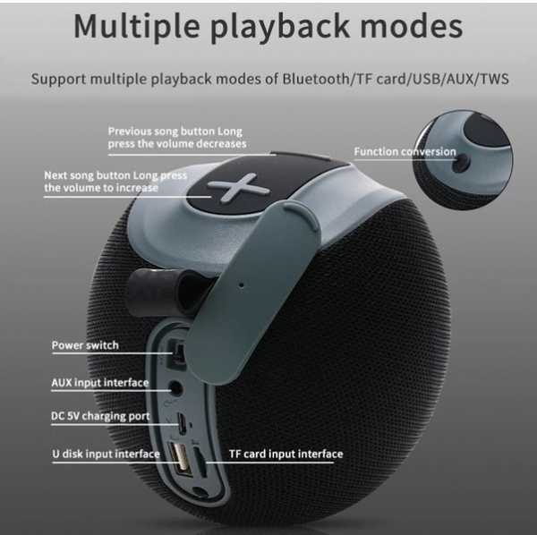 T&G TG623 Bluetooth Hoparlör