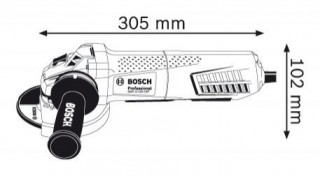Bosch GWS 15-125 CIEP Professional Avuç Taşlama
