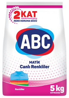ABC Matik Canlı Renkliler Toz Çamaşır Deterjanı 5 Kg