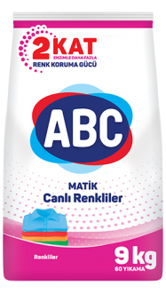 ABC Matik Canlı Renkliler Toz Çamaşır Deterjanı 9 Kg