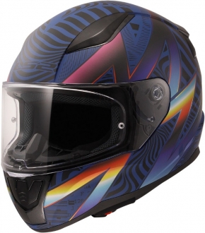 LS2 Rapid 2 Optik Mat Mavi-Mor