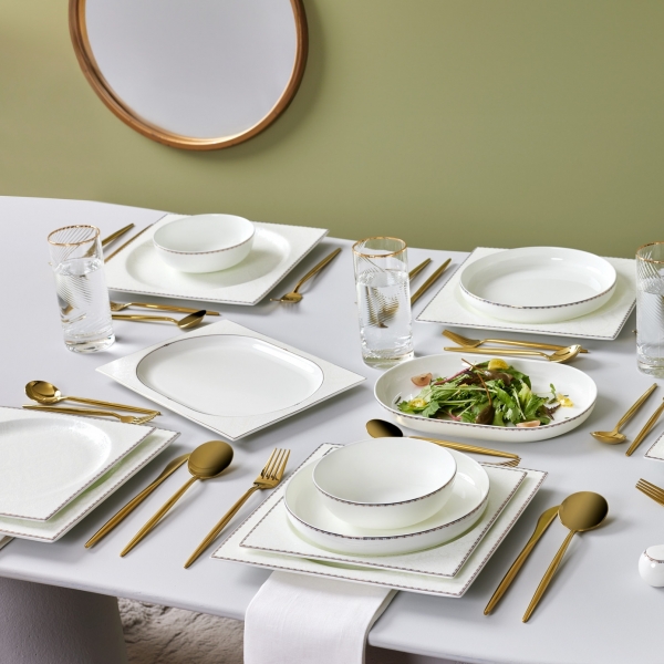 Karaca Fine Pearl Extra Else 62 Parça Yemek Takımı