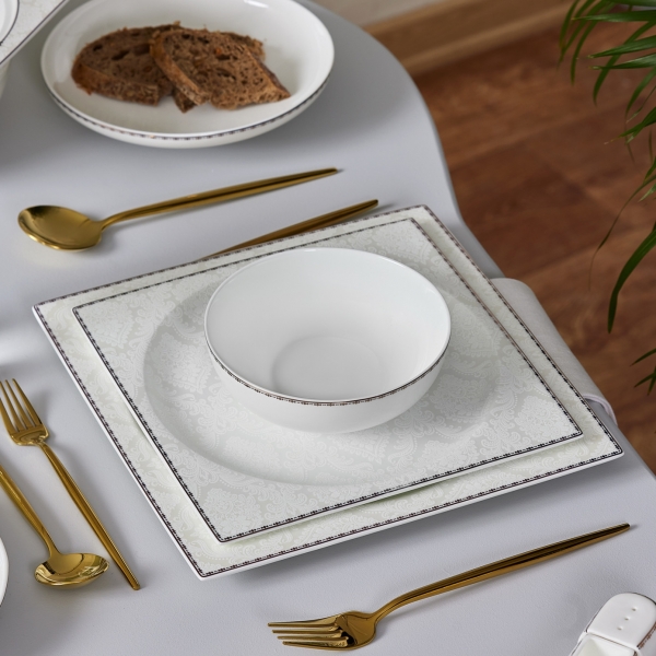 Karaca Fine Pearl Extra Else 62 Parça Yemek Takımı