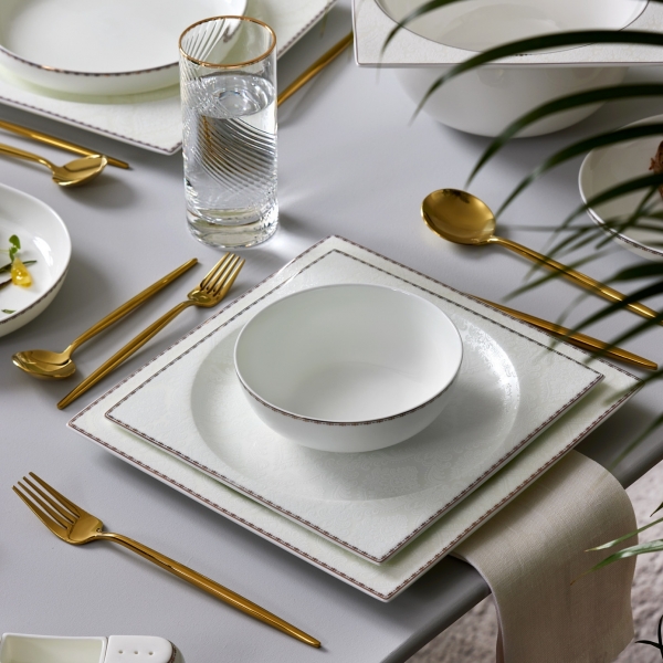 Karaca Fine Pearl Extra Else 62 Parça Yemek Takımı