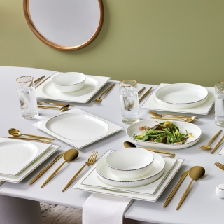 Karaca Fine Pearl Extra Else 62 Parça Yemek Takımı