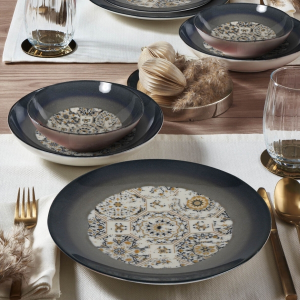 Güral Porselen Camelia 3200 24 Parça Yemek Takımı