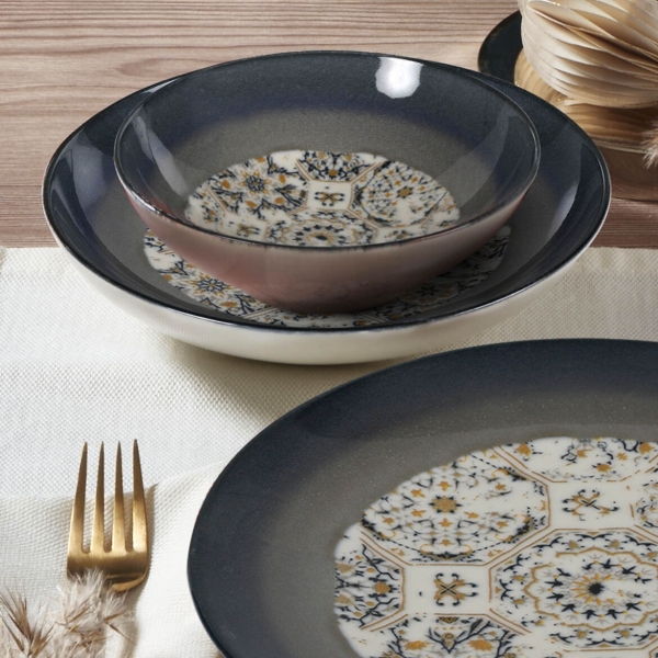 Güral Porselen Camelia 3200 24 Parça Yemek Takımı