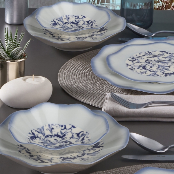 Güral Porselen Nesrin 3214 24 Parça Yemek Takımı