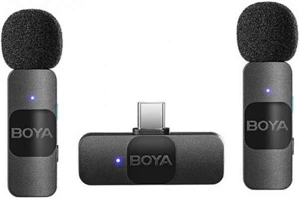 Boya BY-V20 Mikrofon (USB-C Verici / 2 Adet Mikrofon)