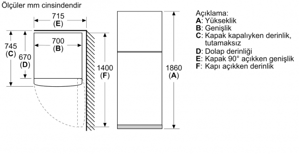 Profilo BD2055WENN Buzdolabı