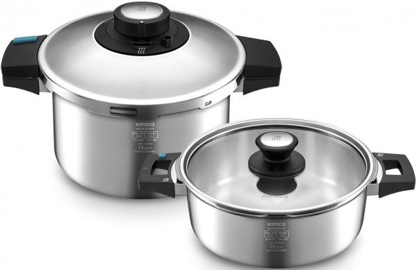 Karaca Quick And Safe 8+6 Düdüklü Tencere (8 Litre / 6 Litre)