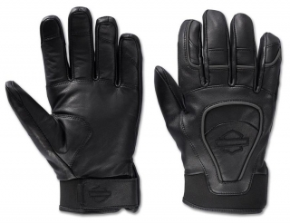 Harley Davidson Men's Waterproof Ovation Leather Motosiklet Eldiveni
