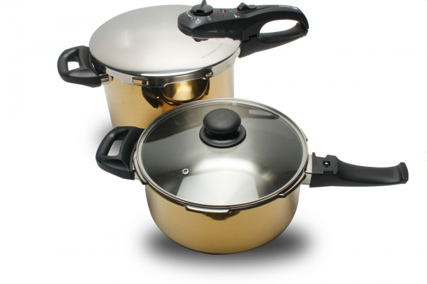 Fagor Duo Titanium 6+4 Düdüklü Tencere (6 Litre / 4 Litre)
