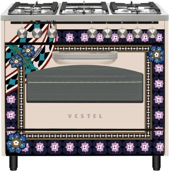 Vestel x Aslı Filinta SF 9521 Retro Bej Saz Solo Fırın