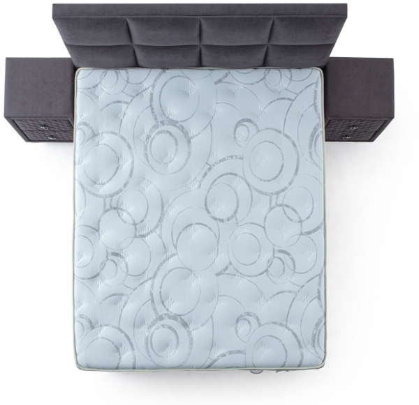 İndivani Visco Grey 200x200 cm Visco + Yaylı Yatak