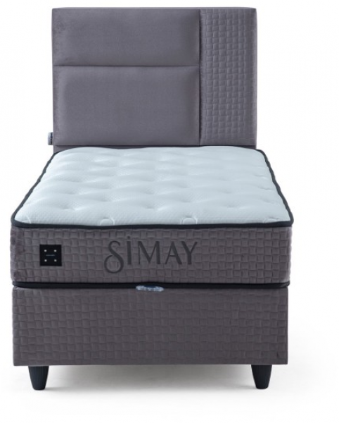 İndivani Simay 90x200 Baza+Başlık+Yatak Seti