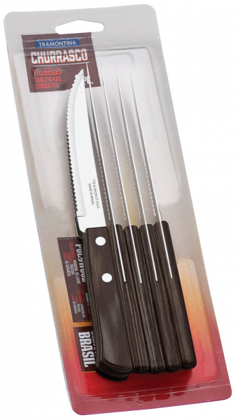 Tramontina Churrasco 21198/915 Biftek-Steak Bıçak Seti 6 Parça