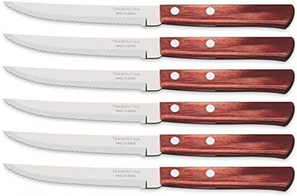Tramontina Churrasco 21413/675 Jumbo Biftek-Steak Bıçak Seti 6 Parça