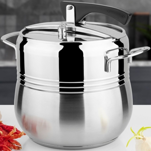 Lines Silver Düdüklü Tencere (10 Litre)